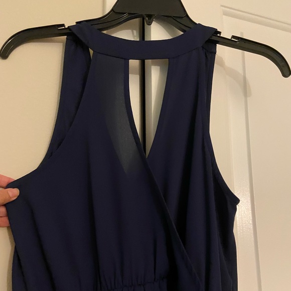 NWOT Lush Navy Kylie Skater Dress - Picture 9 of 9